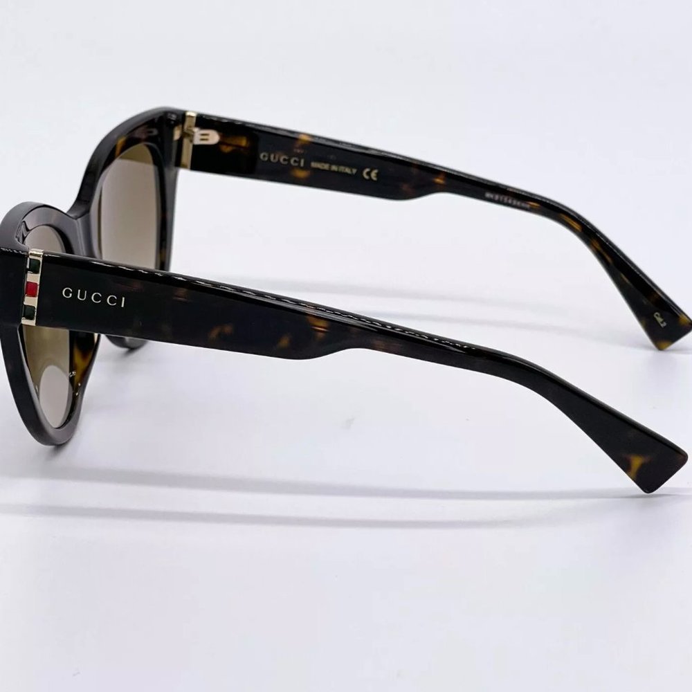 Sale! New Gucci Women's 53mm Havana Brown Sunglasses! - Picture 5 of 8